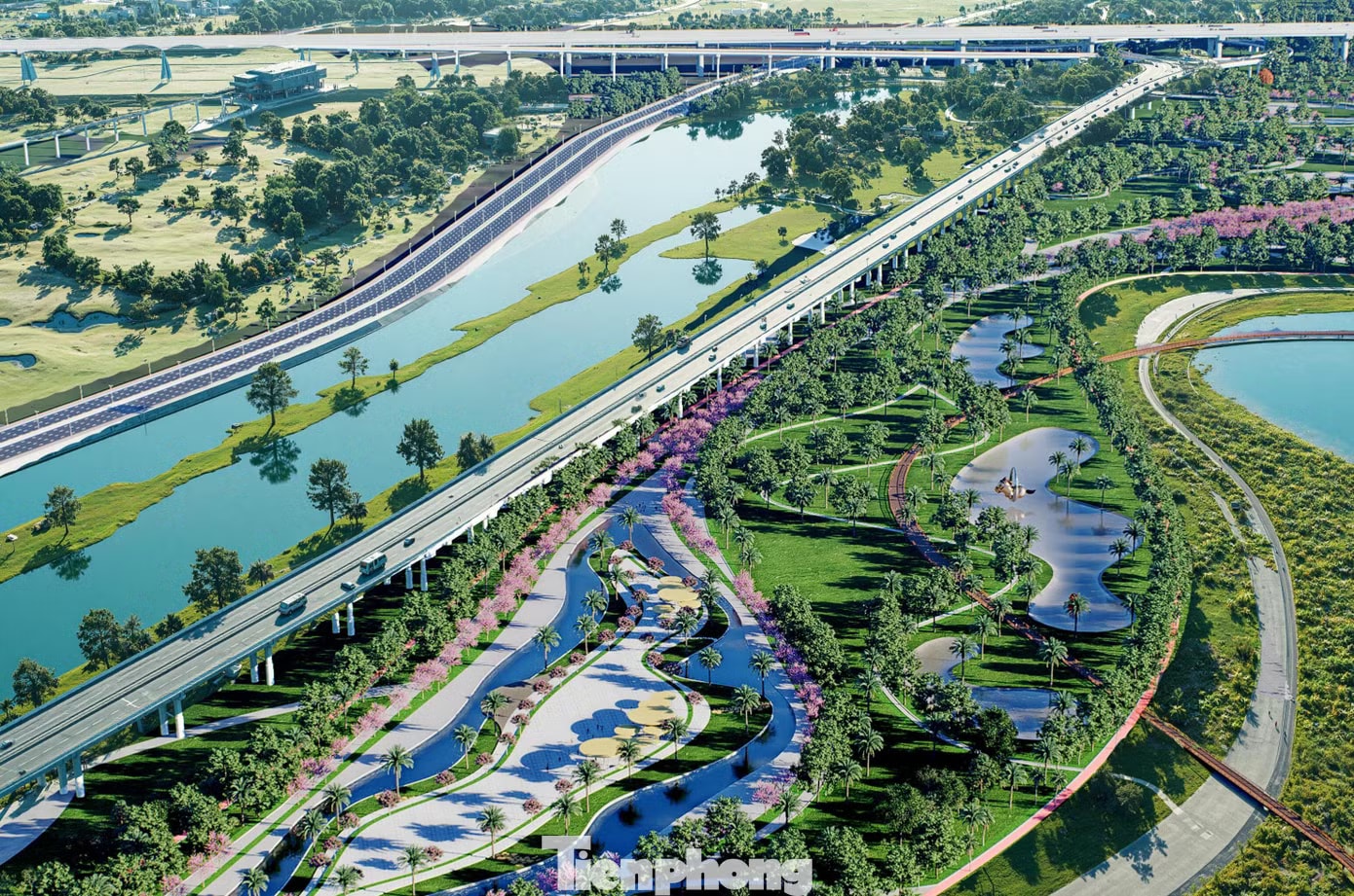 Phối cảnh Trục Đại lộ cảnh quan sông Hồng qua khu vực nội đô được Nhà đầu tư thiết kế. Chỉ còn 3/6 nhà đầu tư tham gia, trục cảnh quan sông Hồng sẽ ra sao? - Ảnh 1.
