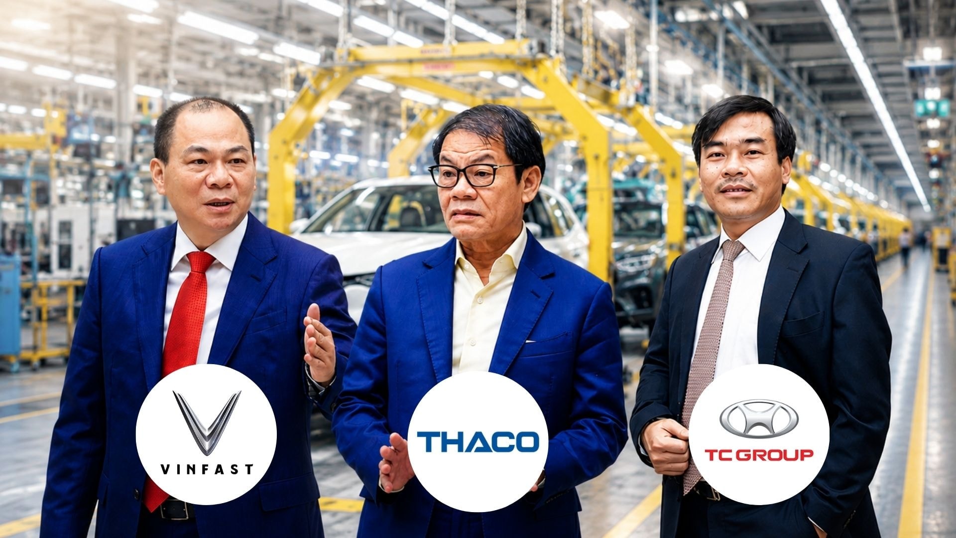 Thaco, VinFast và TC Group đồng lòng kiến nghị Thủ tướng về đề xuất 'cởi trói' cho ngành ô tô