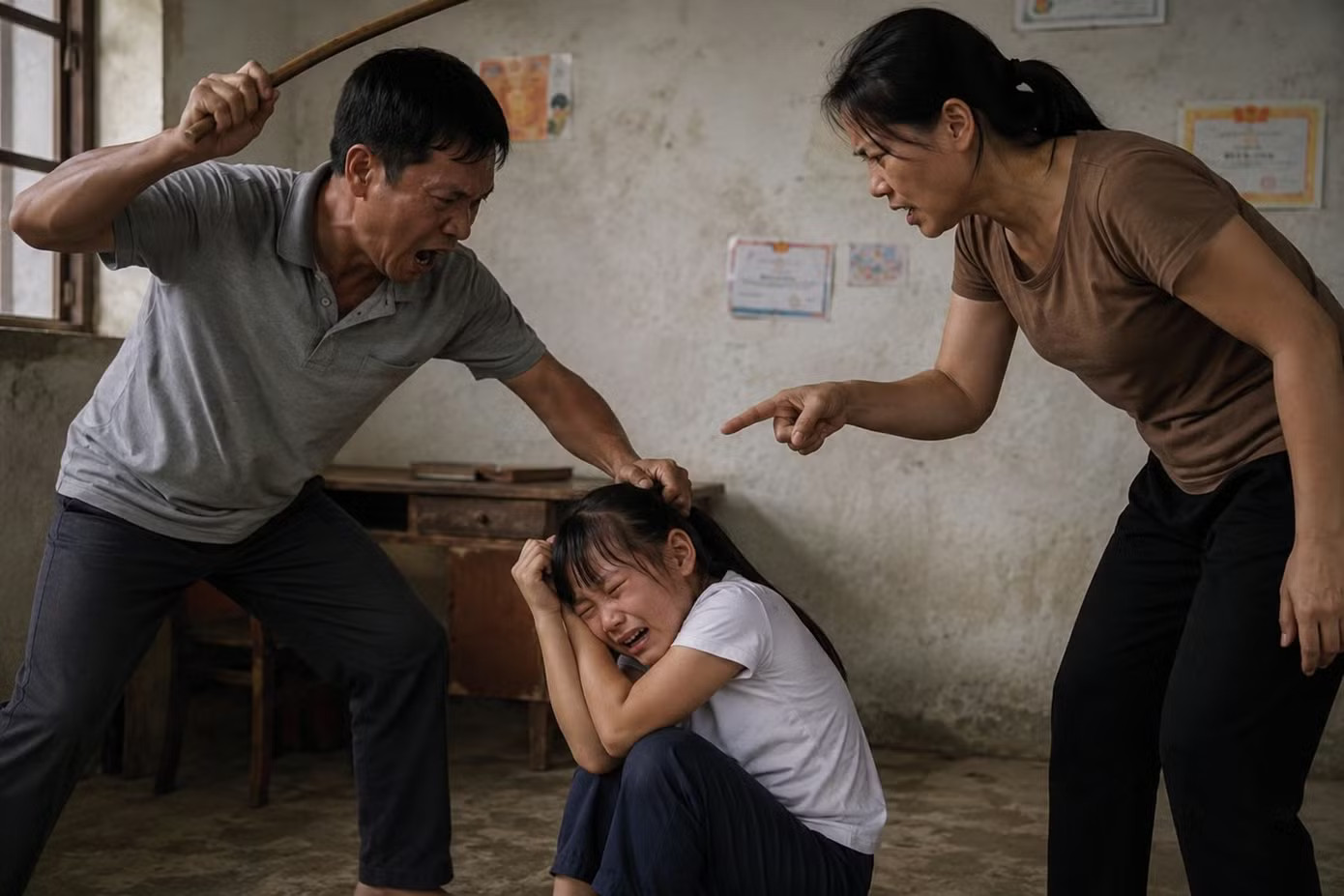 Hà Nội: Bé gái 4 tuổi bị cha dượng và mẹ đẻ bạo hành dẫn đến tử vong - Ảnh 1.