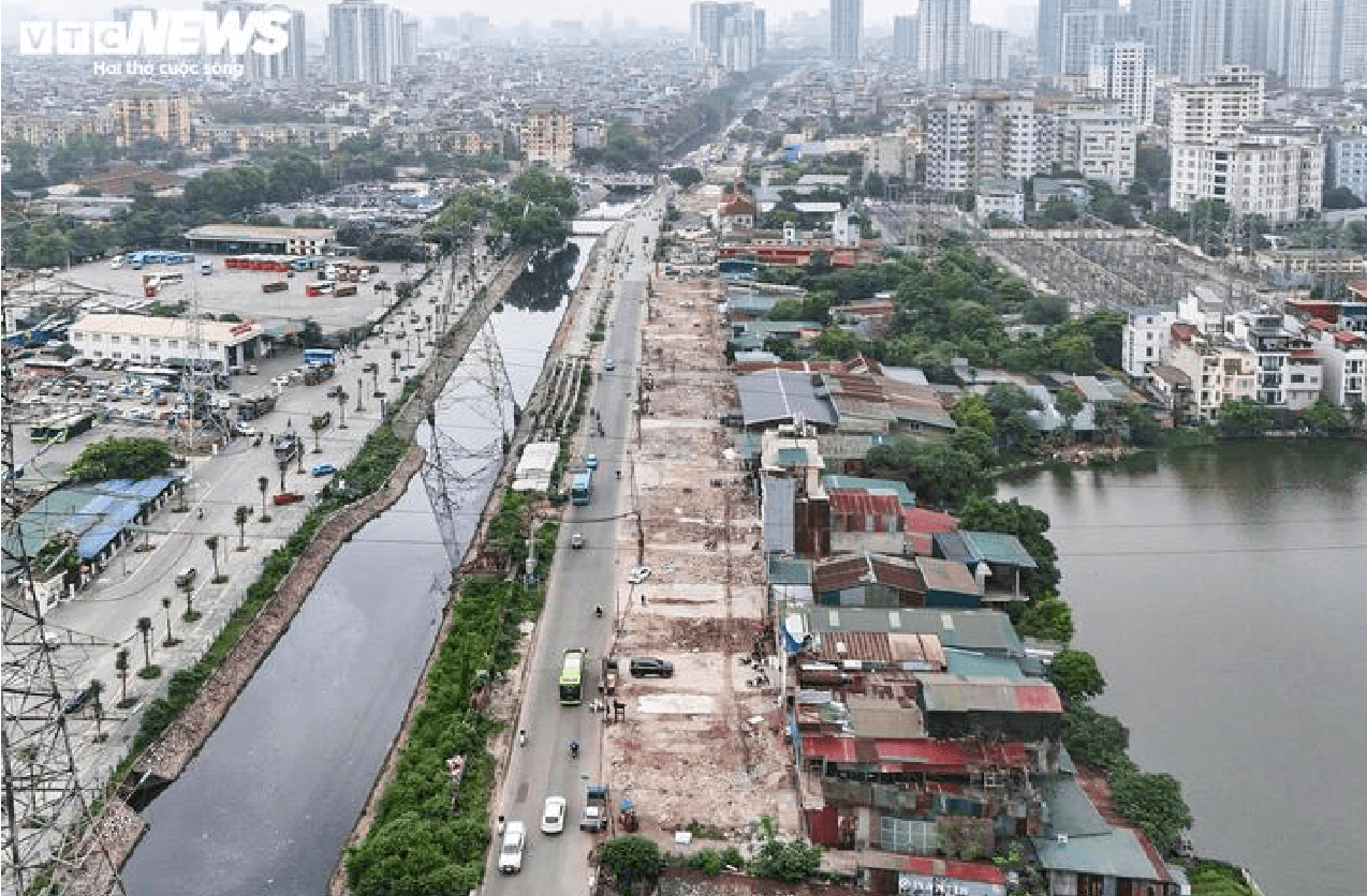 Tăng tốc triển khai thi công tuyến đường 3.400 tỷ ‘đắp chiếu’ 10 năm giữa lòng Hà Nội- Ảnh 1.