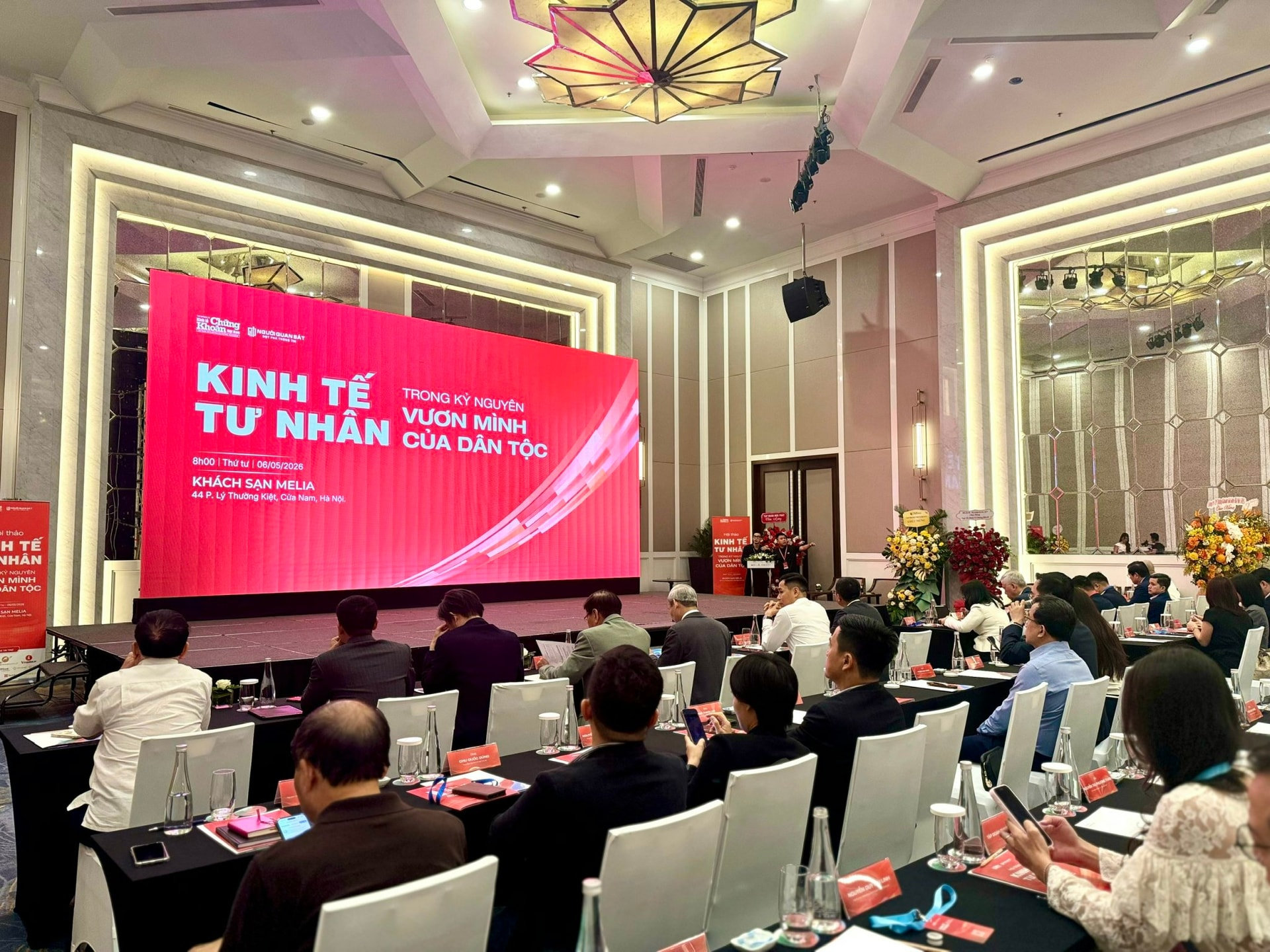 Toàn cảnh Hội thảo “Kinh tế tư nhân trong kỷ nguyên vươn mình của dân tộc”