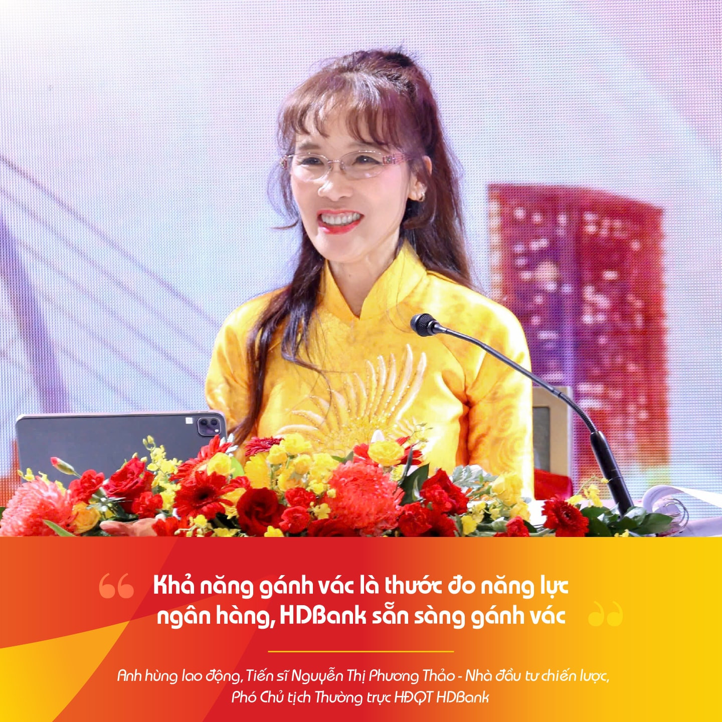 Những phát biểu ấn tượng của ban lãnh đạo HDBank tại ĐHCĐ 2026 - Ảnh 3.