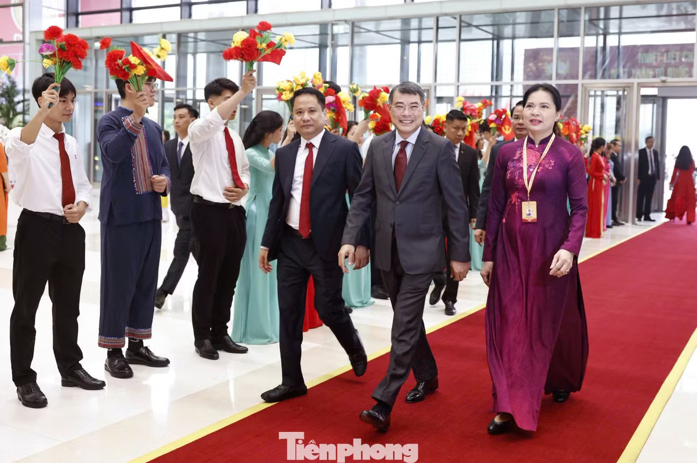 Thủ tướng Chính phủ Lê Minh Hưng đến dự khai mạc đại hội. Ảnh: Như Ý. Tổng Bí thư, Chủ tịch nước Tô Lâm dự khai mạc Đại hội MTTQ Việt Nam lần thứ XI - Ảnh 6.