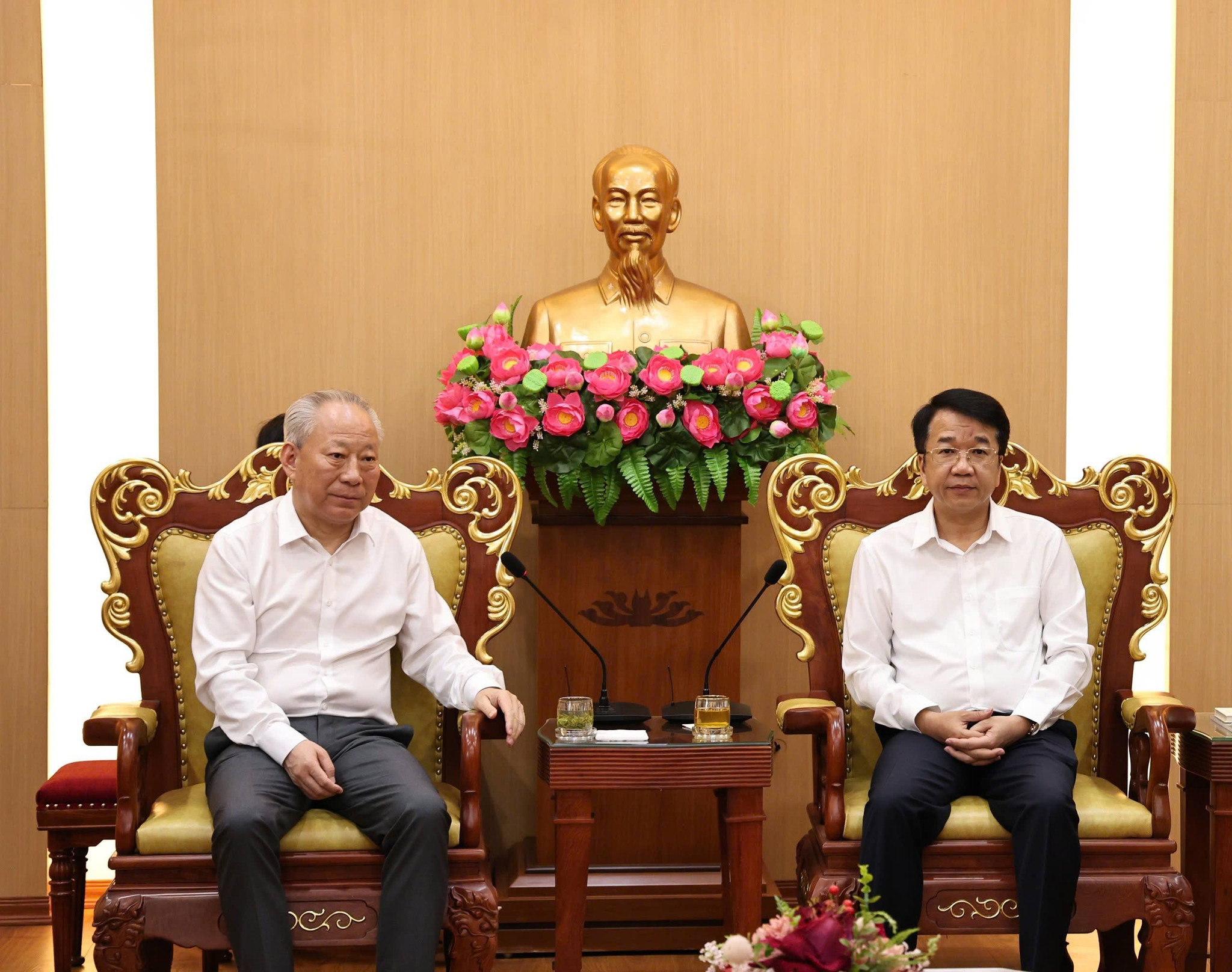 Hình ảnh tại buổi làm việc. Nguồn ảnh: UBND tỉnh Ninh Bình