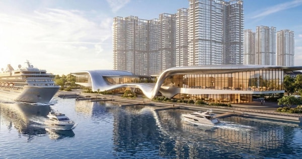 Sắp hình thành bến du thuyền cao cấp đầu tiên trên sông Hồng, tọa lạc tại cửa ngõ phía Đông Thủ đô