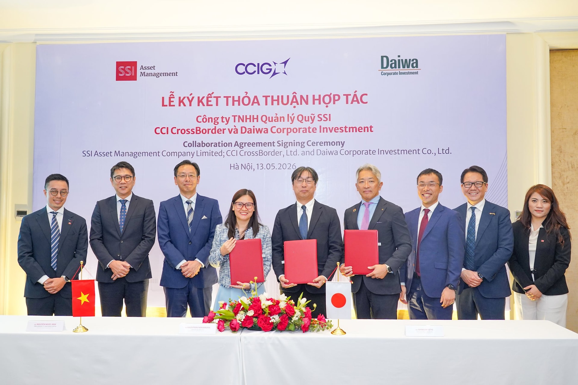 SSIAM – Daiwa – CCIX ký kết hợp tác, mở rộng cơ hội đầu tư và nguồn vốn từ Nhật Bản cho doanh nghiệp Việt