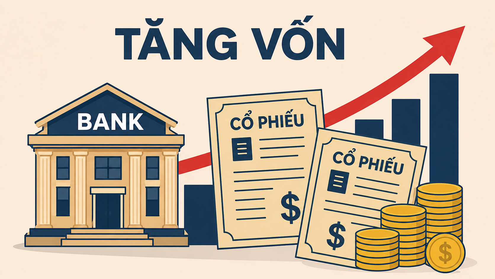 Phía sau cuộc đua tăng vốn ngân hàng: 100 đồng tài sản chỉ 9 đồng là vốn chủ sở hữu