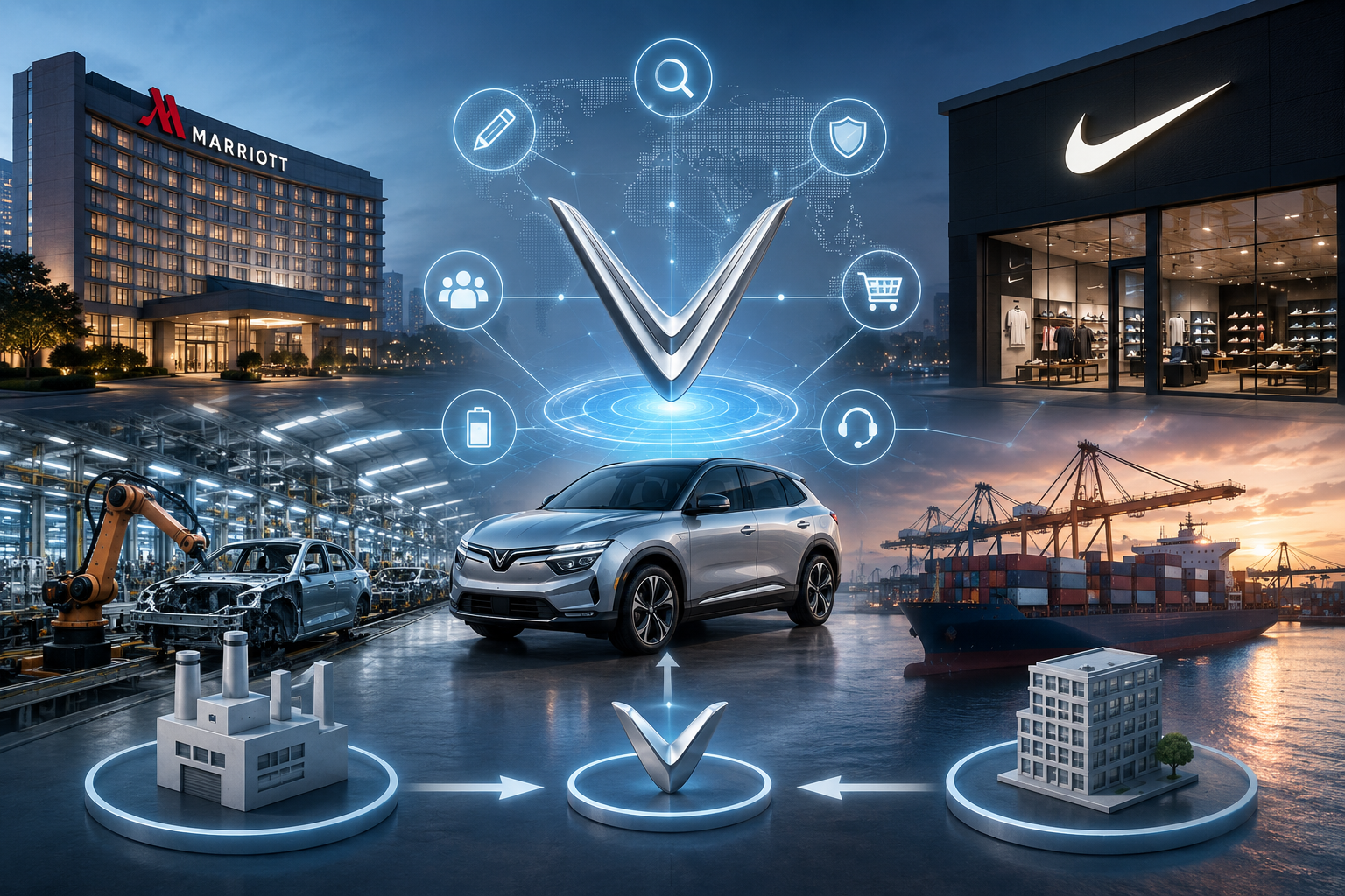 VinFast đang làm điều Nike và Marriott từng làm, một chiến lược mới của các tập đoàn toàn cầu?