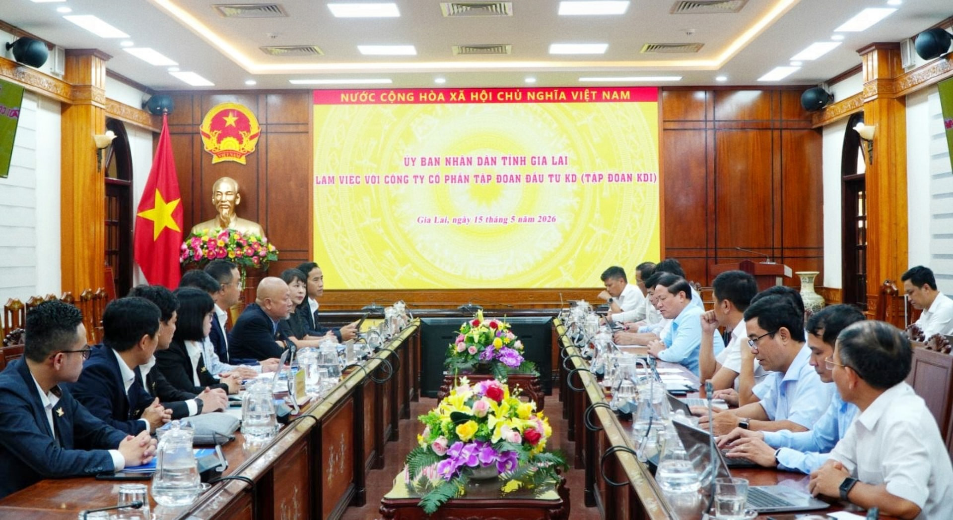 KDI Group làm việc với tỉnh Gia Lai, định hướng hợp tác đầu tư đa lĩnh vực - Ảnh 1.