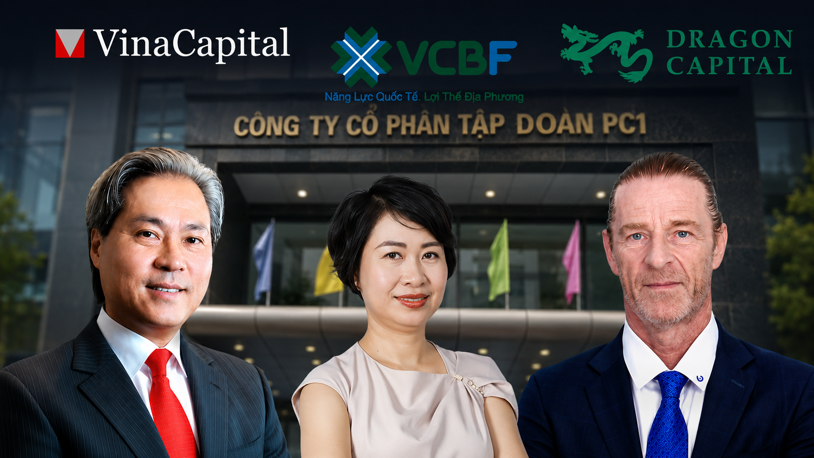 Dragon Capital, VinaCapital, VCBF, Mirae Asset dẫn đầu nhóm 14 quỹ đầu tư rời PC1 trước khi Chủ tịch bị khởi tố