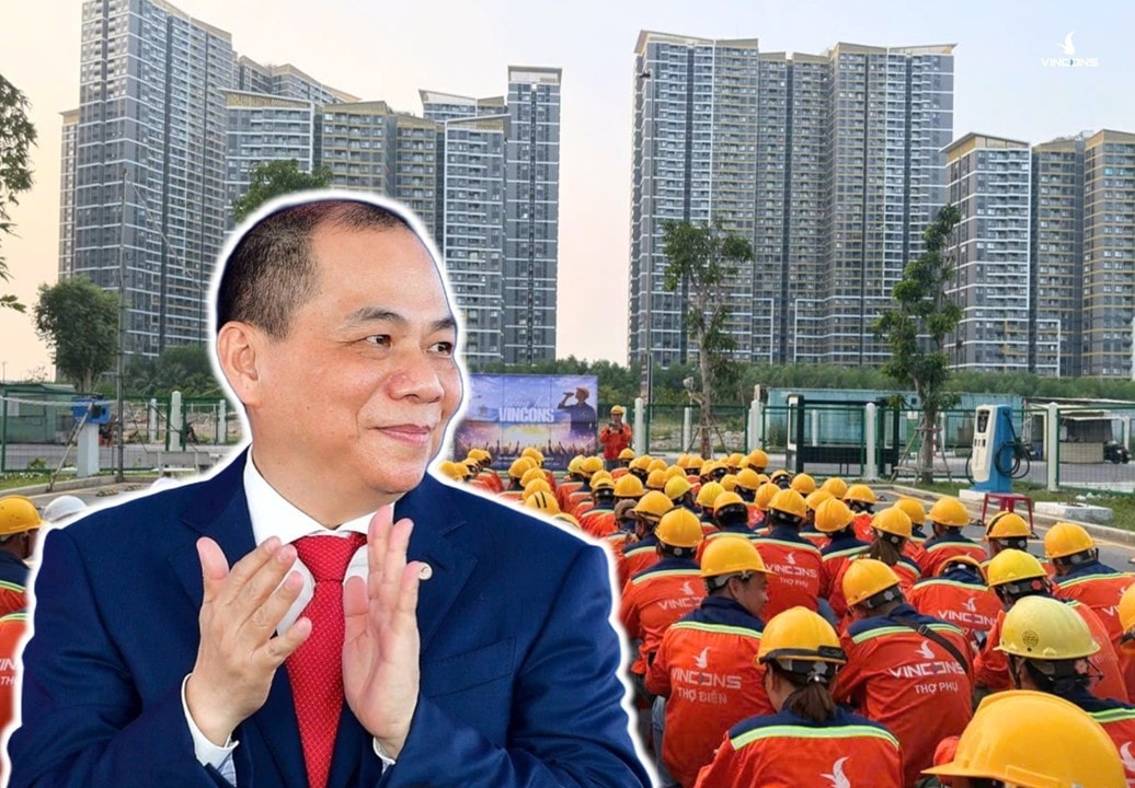 Hơn 60.000 người tự nguyện làm công nhân xây dựng cho tỷ phú Phạm Nhật Vượng, tạo nên ‘siêu lực lượng’ thi công lớn nhất Việt Nam