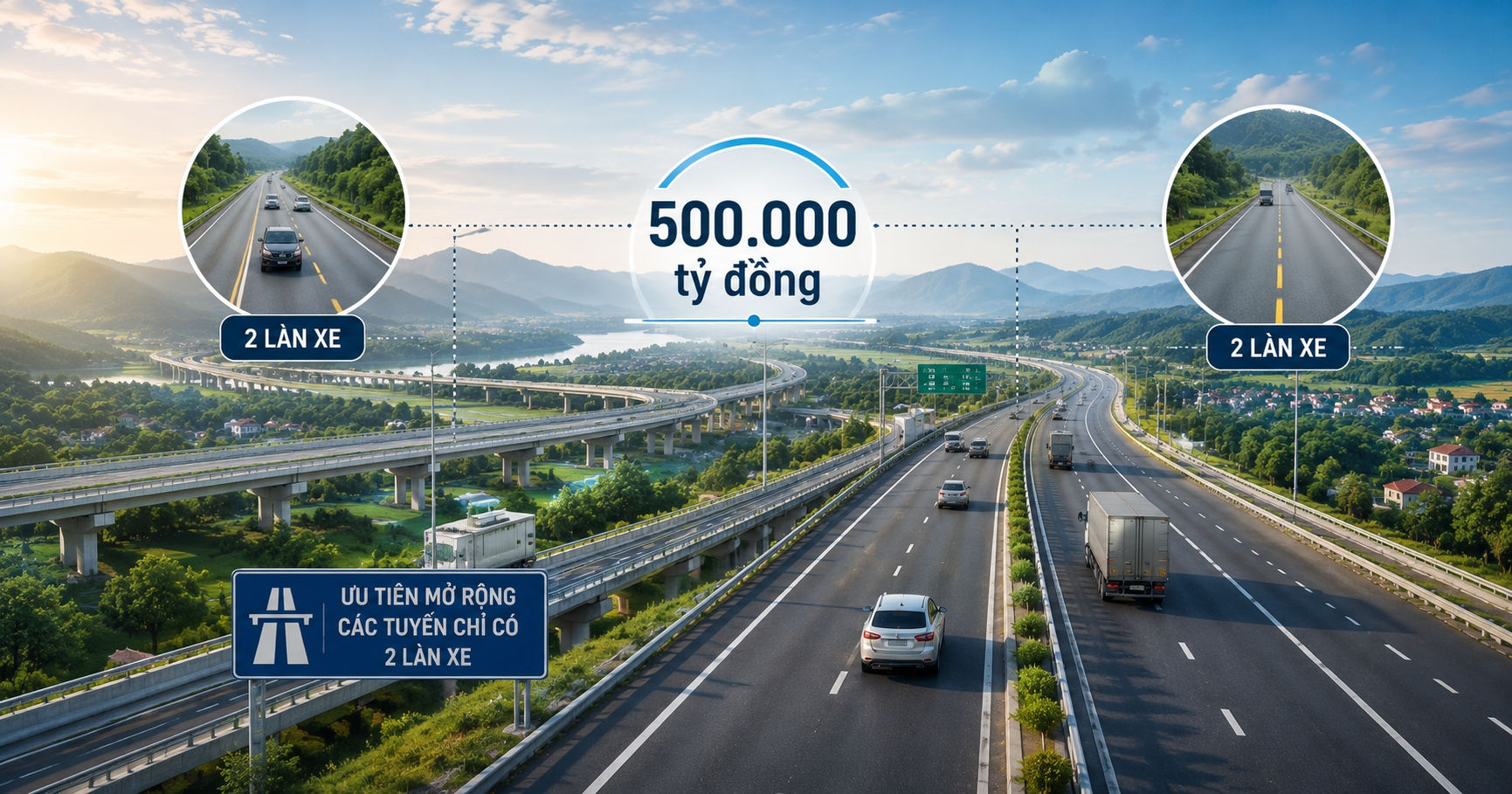 Việt Nam cần đến 500.000 tỷ đồng để mở rộng cao tốc, sẽ ưu tiên các tuyến chỉ có 2 làn xe- Ảnh 2.
