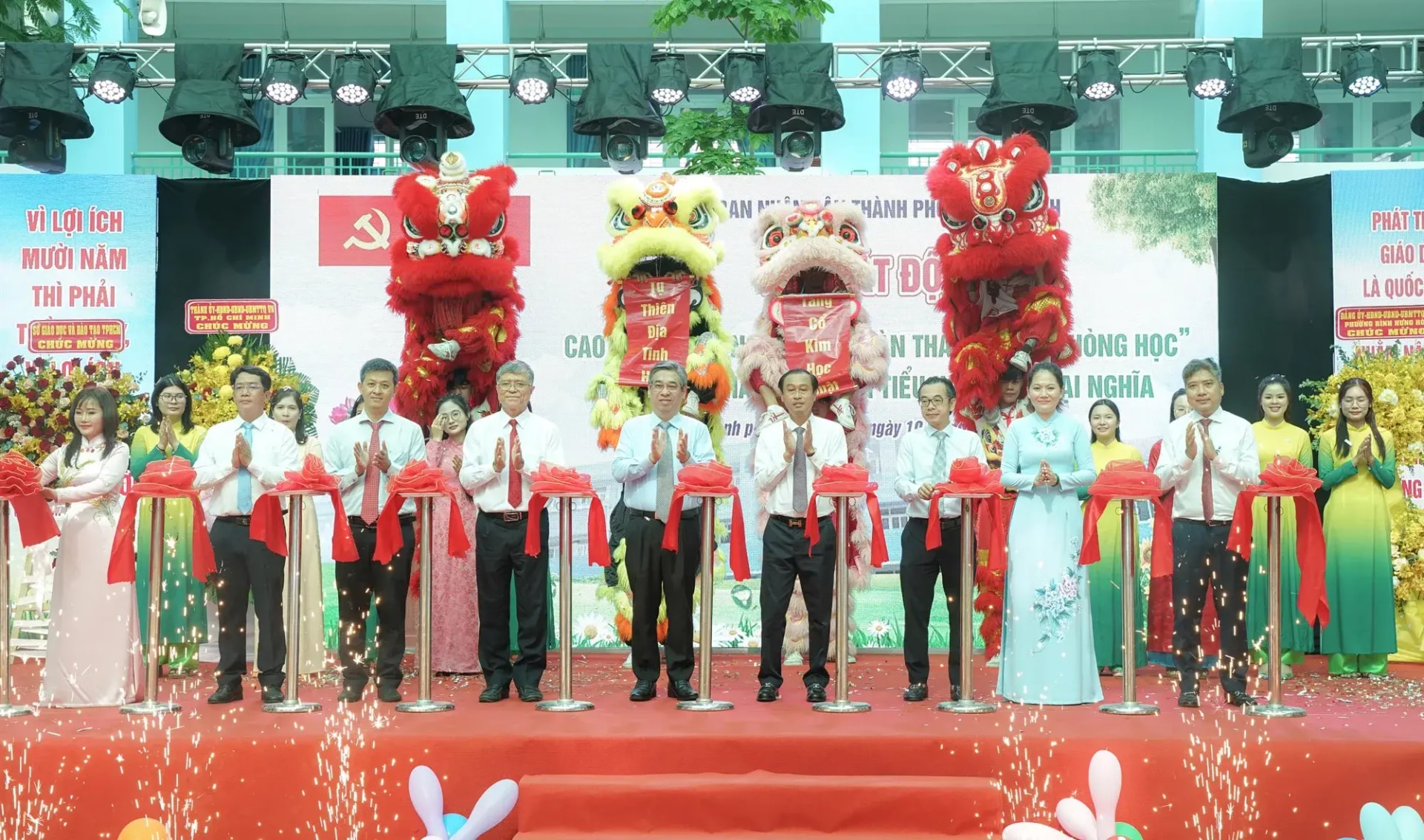 Chính thức khánh thành trường tiểu học 156 tỷ đồng trên khu đất từng là nghĩa trang lớn nhất TP.HCM