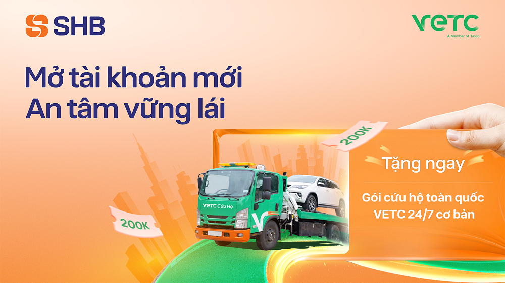 SHB tặng gói cứu hộ giao thông toàn quốc VETC cho khách hàng - Ảnh 1.
