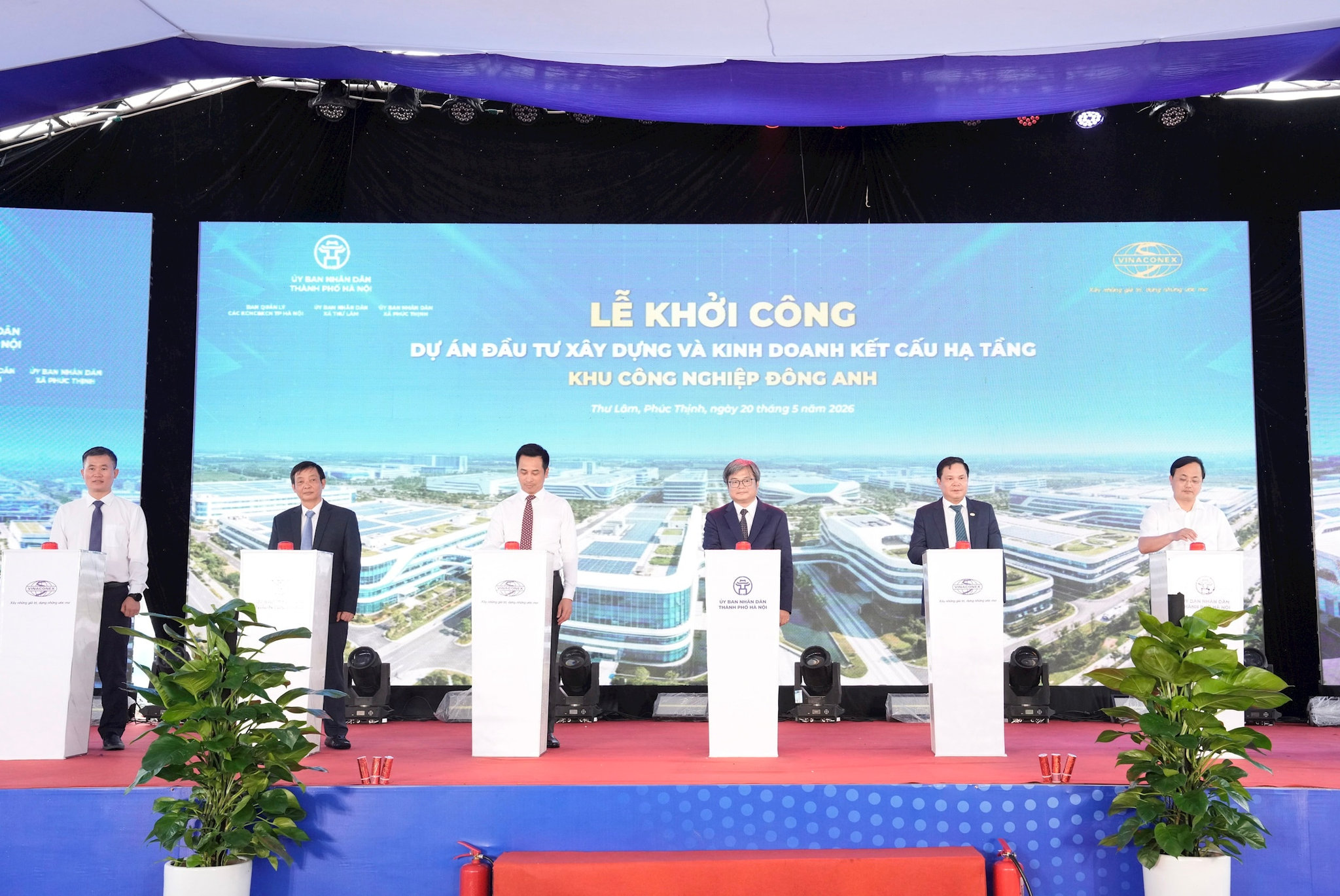 Hình ảnh tại lễ khởi công. Nguồn ảnh: Hanoimoi.vn