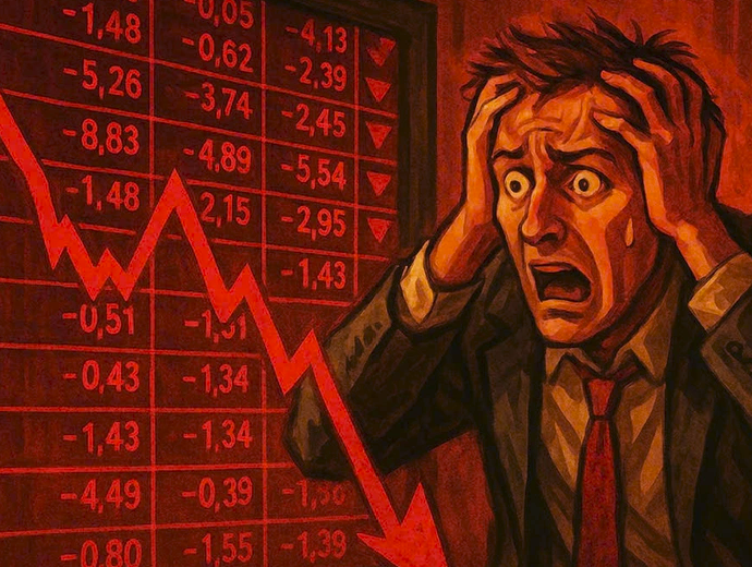 VN-Index 'bốc hơi' 15 điểm, cổ phiếu bất động sản nằm sàn hàng loạt
