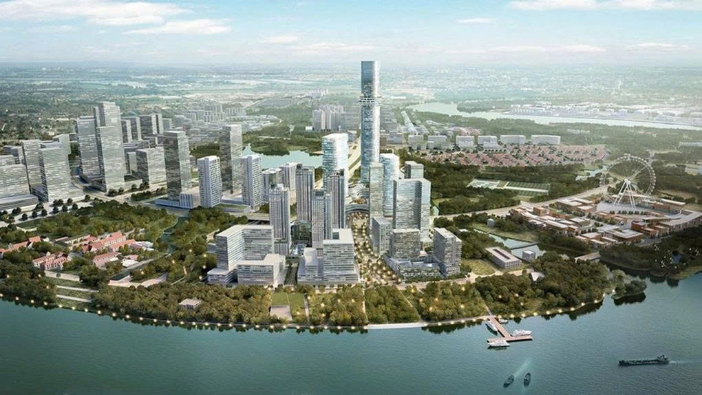 Trung tâm tài chính quốc tế TP.HCM vói tòa tháp chọc trời nổi bật