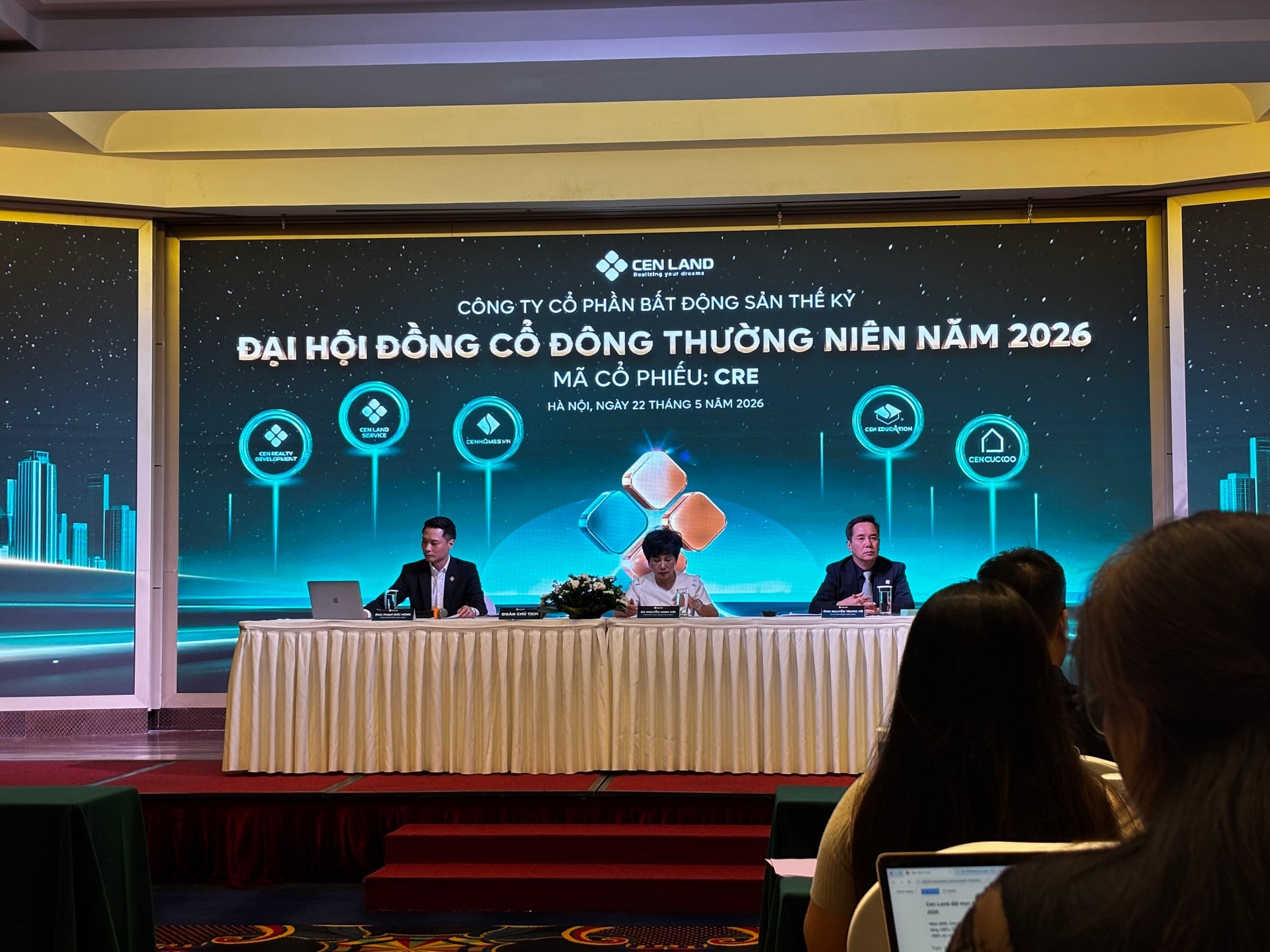 ĐHĐCĐ Cen Land (CRE): Mục tiêu lãi gấp 3 lần, tái cấu trúc sang mô hình hệ sinh thái bất động sản