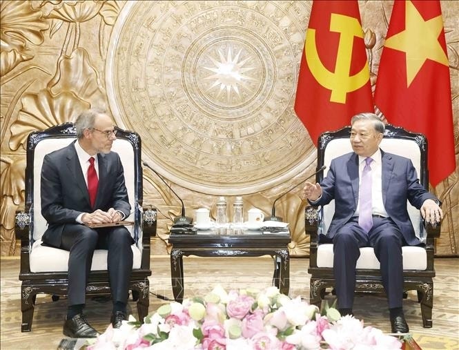 Lãnh đạo Tập đoàn Mỹ 4.000 tỷ USD tới Việt Nam, Tổng Bí thư, Chủ tịch nước Tô Lâm nêu đề nghị quan trọng