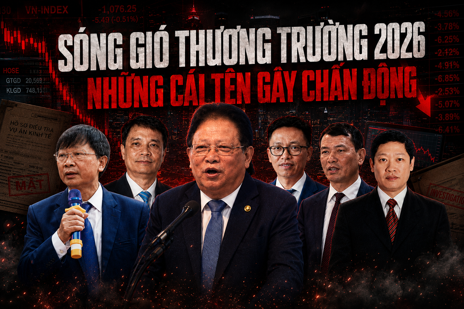 Loạt Chủ tịch doanh nghiệp nghìn tỷ bị khởi tố chỉ trong nửa đầu năm 2026
