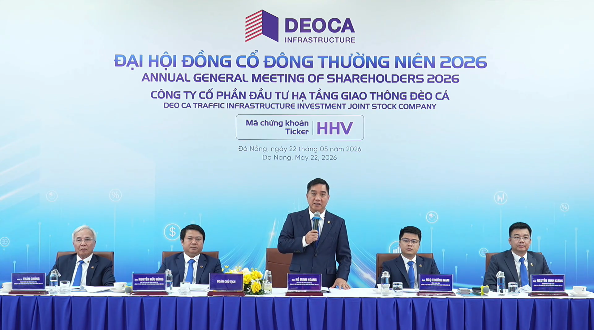 [Live] ĐHĐCĐ Đèo Cả (HHV): Đặt mục tiêu doanh thu kỷ lục 4.468 tỷ đồng, chuẩn bị nguồn lực cho loạt dự án lớn