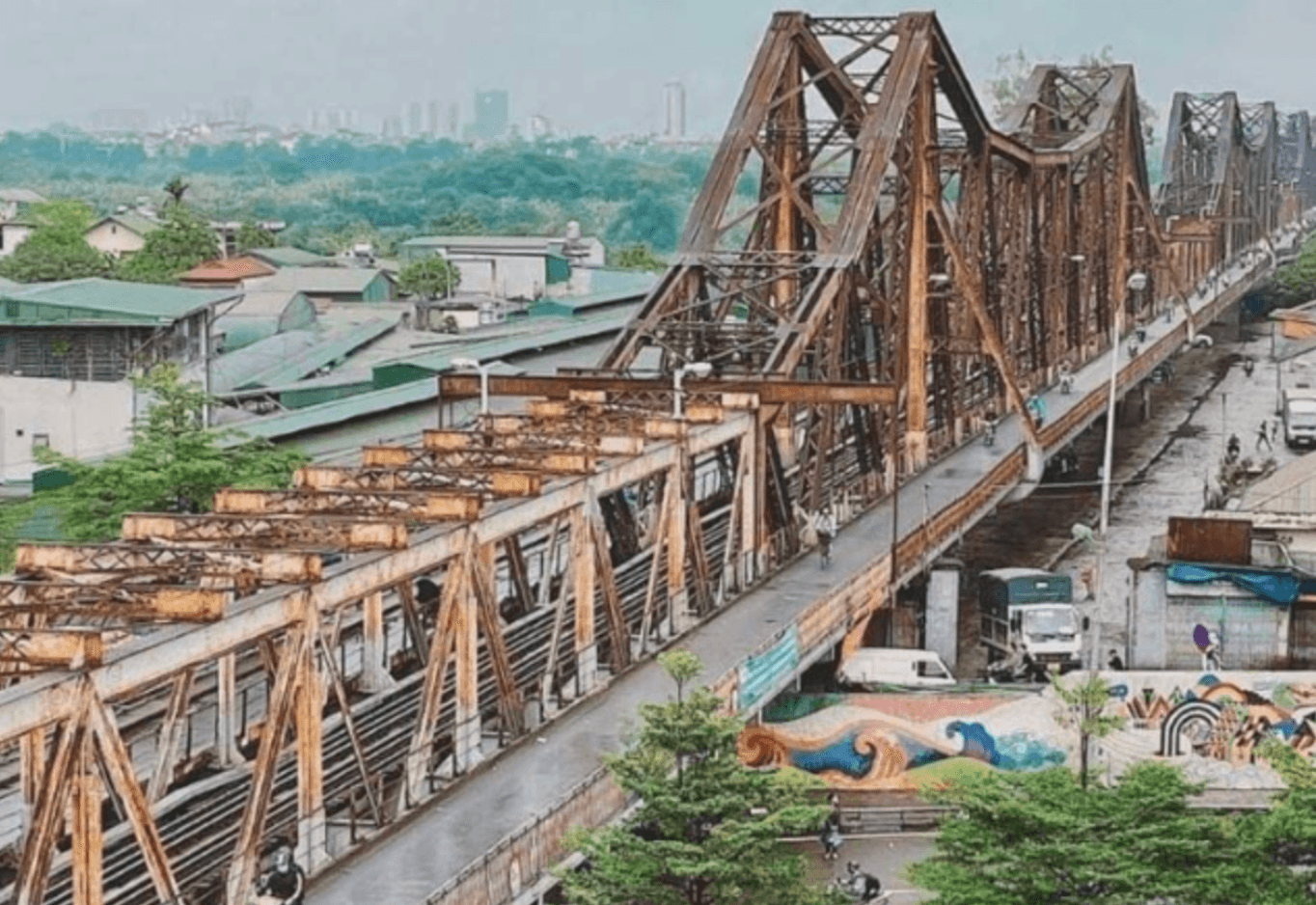 Chỉ vài giờ nữa, cây cầu thép có tuổi đời lớn nhất Việt Nam chính thức thông xe trở lại- Ảnh 2. Chỉ vài giờ nữa, cây cầu thép có tuổi đời lớn nhất Việt Nam chính thức thông xe trở lại- Ảnh 2.