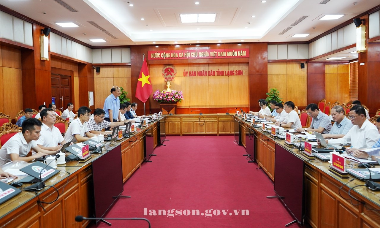 Hình ảnh tại buổi làm việc. Nguồn ảnh: UBND tỉnh Lạng Sơn Hình ảnh tại buổi làm việc. Nguồn ảnh: UBND tỉnh Lạng Sơn