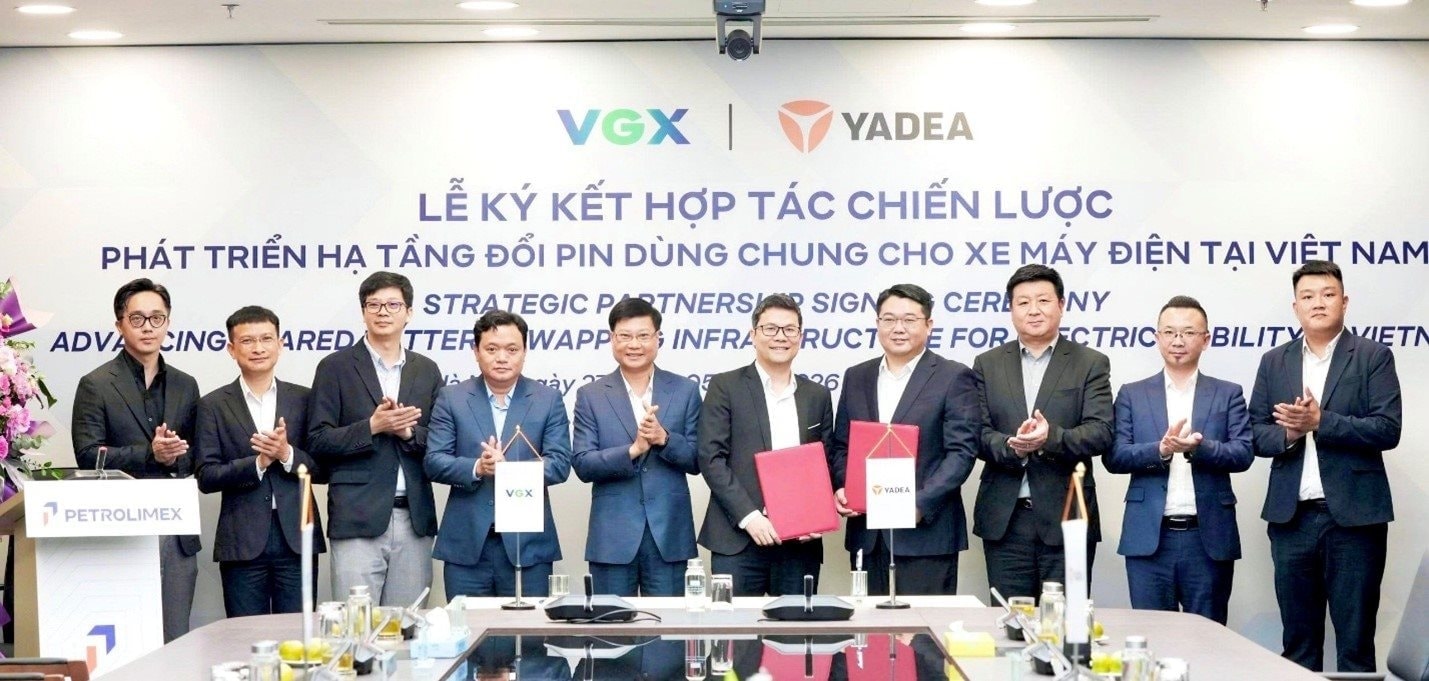 Liên minh trạm sạc của Petrolimex, Xuân Cầu vừa ra mắt đã 'chốt deal' với hãng xe điện lớn của Trung Quốc