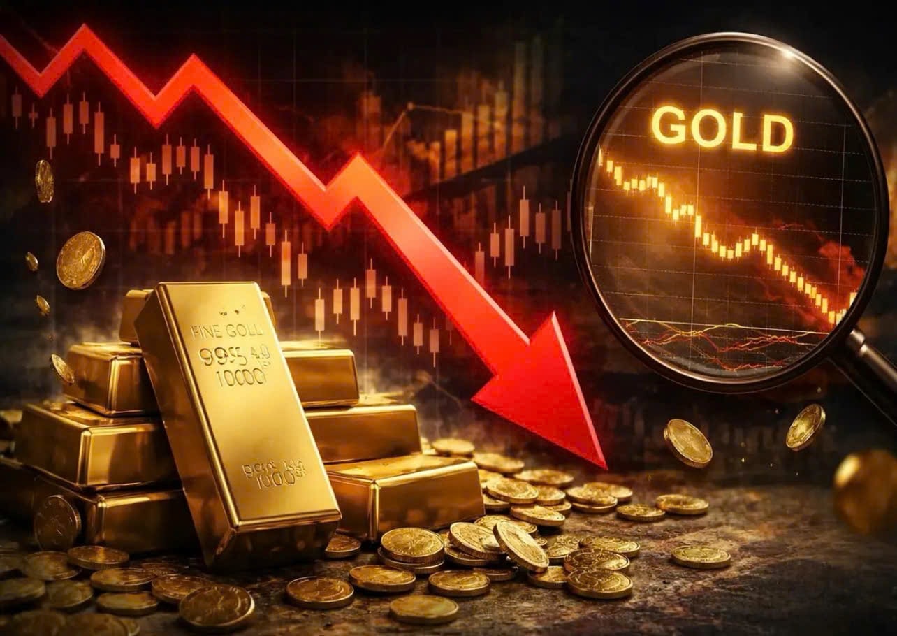 Vàng ‘bốc hơi’ 15%, UBS bất ngờ hạ dự báo: Điều gì đang xảy ra với kim loại quý?