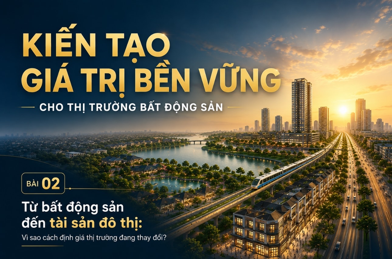 Từ bất động sản đến tài sản đô thị: Vì sao cách định giá thị trường đang thay đổi?