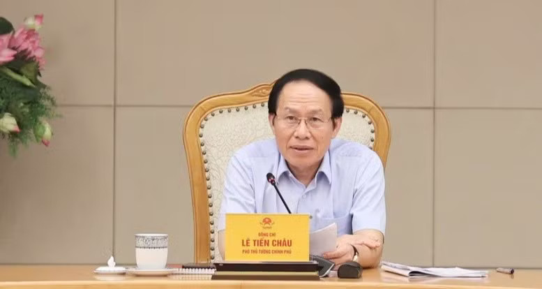 Phó Thủ tướng Chính phủ Lê Tiến Châu. Ảnh: VGP. Phó Thủ tướng phê bình một số bộ, ngành, địa phương - Ảnh 1.