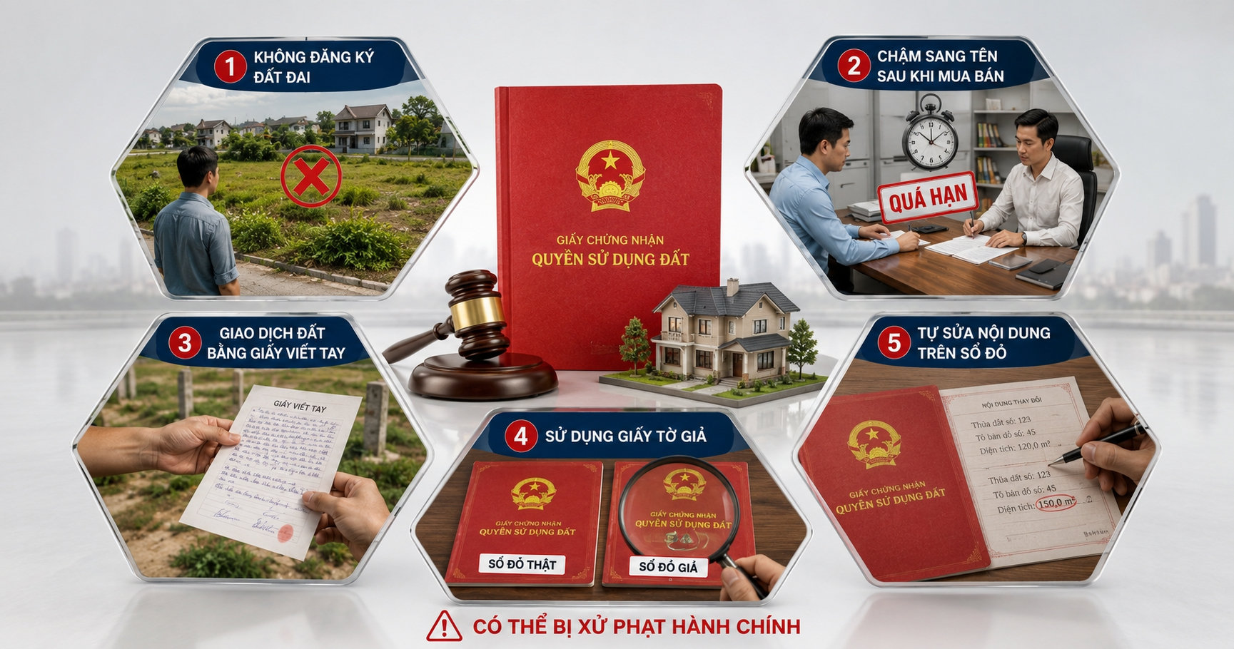 5 vi phạm liên quan đến sổ đỏ người dân dễ mắc phải, mức phạt cao nhất lên tới 100 triệu đồng- Ảnh 2. 5 vi phạm liên quan đến sổ đỏ người dân dễ mắc phải, mức phạt cao nhất lên tới 100 triệu đồng- Ảnh 2.