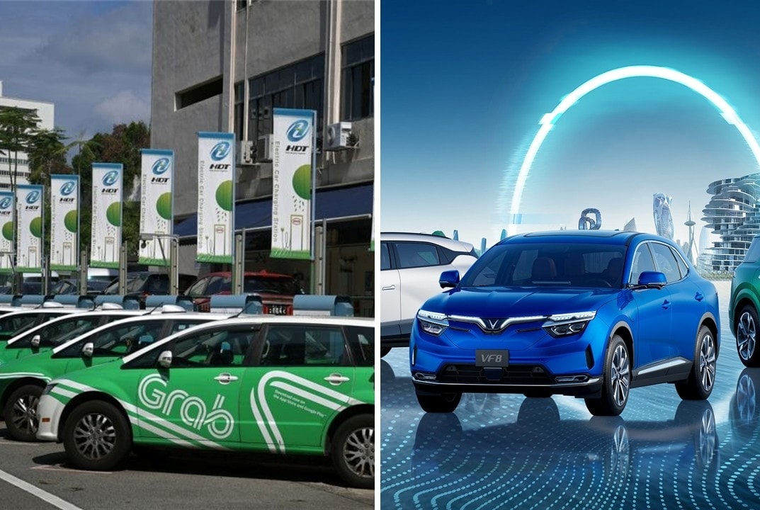 Liên tục bị Green SM chiếm hết thị phần taxi, Grab muốn tìm cơ hội với dịch vụ xe tự lái nhưng lại gặp đối thủ mới là VinFast Liên tục bị Green SM chiếm hết thị phần taxi, Grab muốn tìm cơ hội với dịch vụ xe tự lái nhưng lại gặp đối thủ mới là VinFast