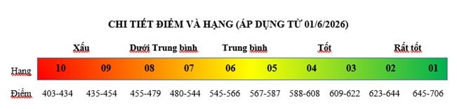 ảnh chấm điểm hạng mẫu