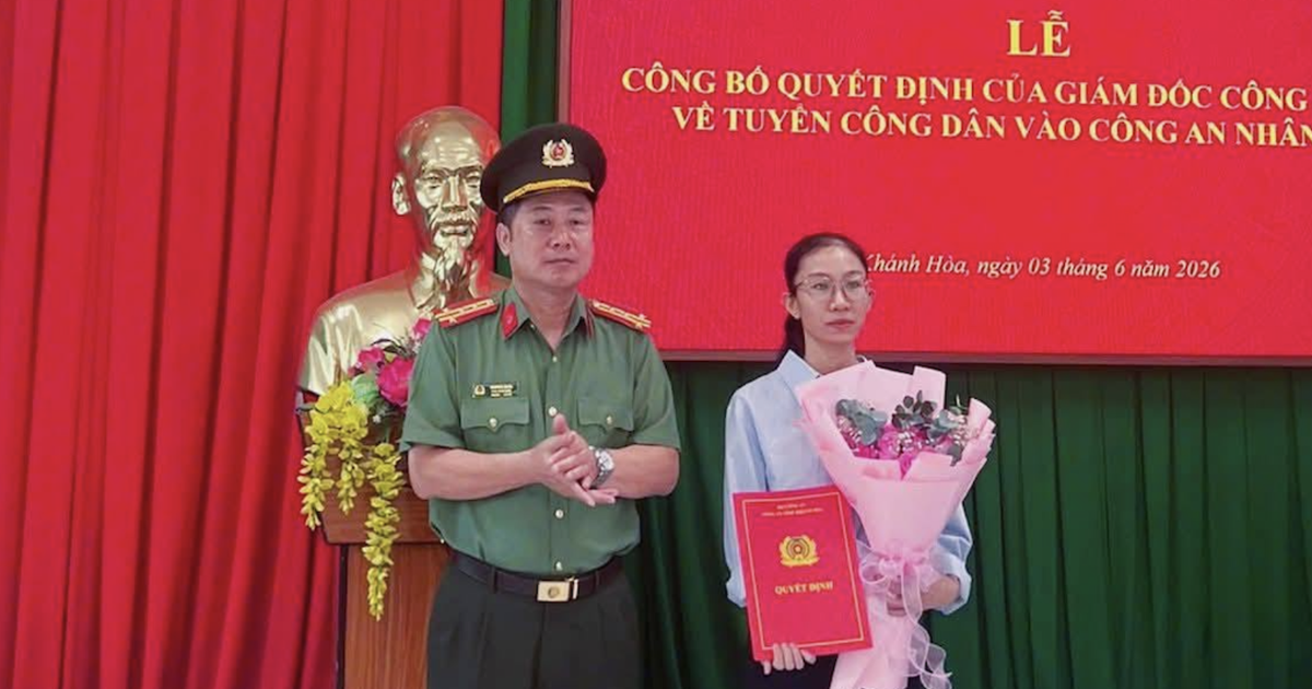 Tuyển vợ thiếu tá Nguyễn Xuân Hải vào ngành Công an