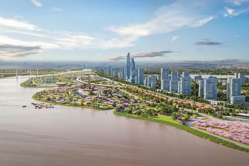 Hà Nội chốt 3 doanh nghiệp thực hiện dự án Trục Đại lộ cảnh quan sông Hồng - Ảnh 1.