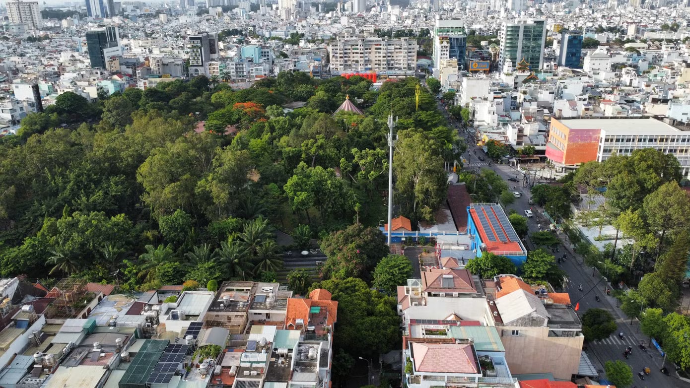 Cận cảnh Công viên Lê Thị Riêng - nơi nghi có mộ liệt sĩ hy sinh năm Mậu Thân 1968 - Ảnh 9.