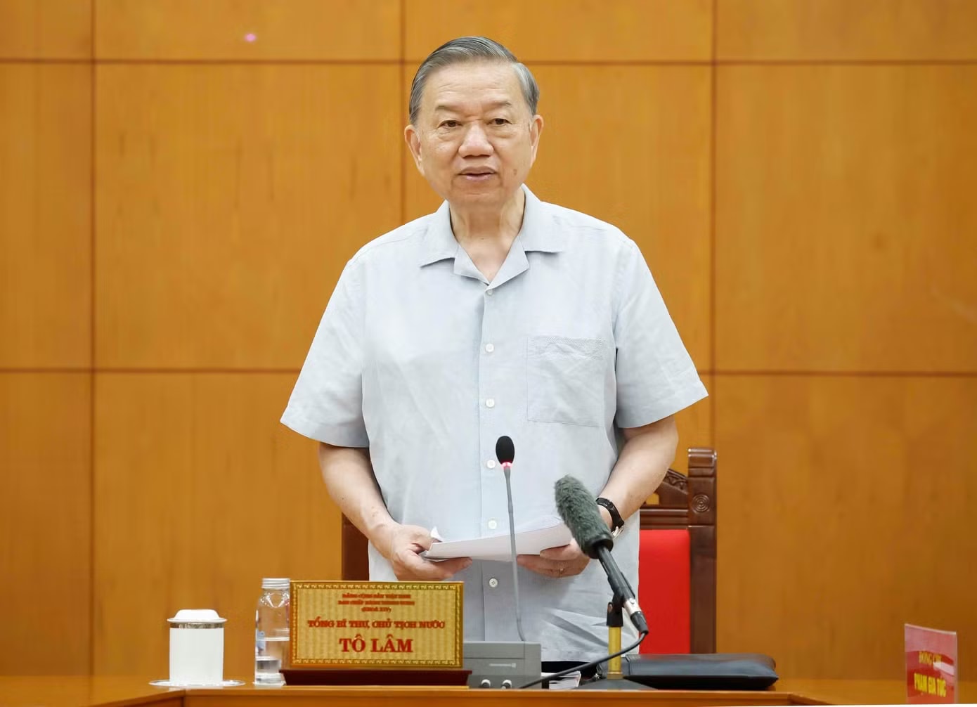 Tổng Bí thư, Chủ tịch nước Tô Lâm phát biểu. Ảnh: TTXVN. Tổng Bí thư, Chủ tịch nước: Đổi mới tư duy và tầm nhìn phát triển biển trong giai đoạn mới - Ảnh 1.
