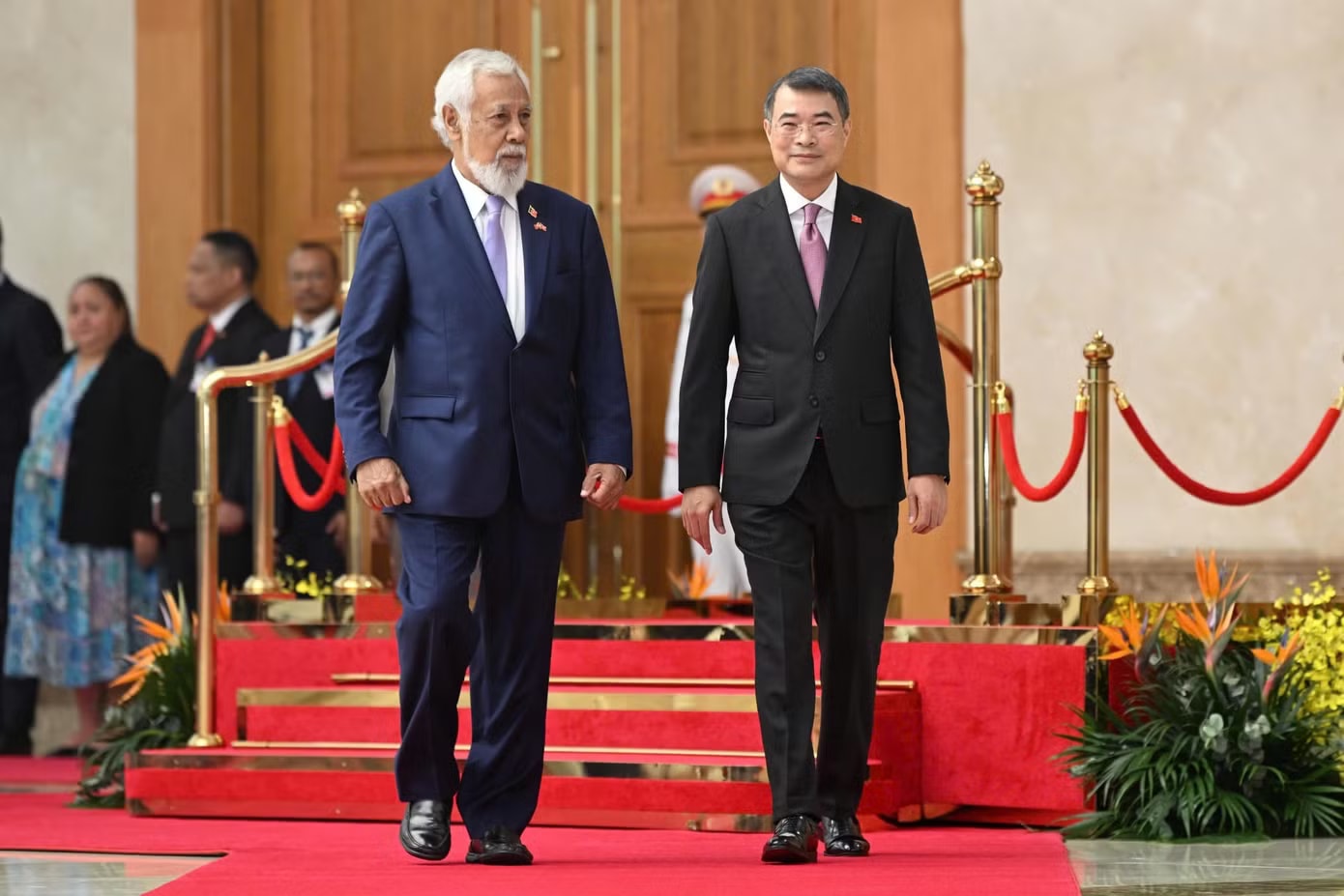 Thủ tướng Lê Minh Hưng chủ trì lễ đón chính thức Thủ tướng Timor Leste - Ảnh 2.