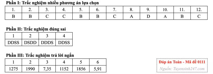Đề Toán tốt nghiệp, cập nhật giải đề nhanh nhất - Ảnh 15.