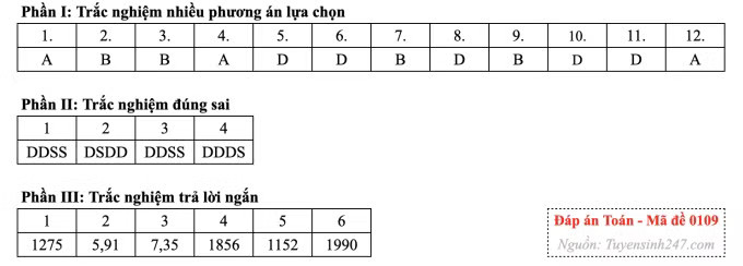Đề Toán tốt nghiệp, cập nhật giải đề nhanh nhất - Ảnh 13.