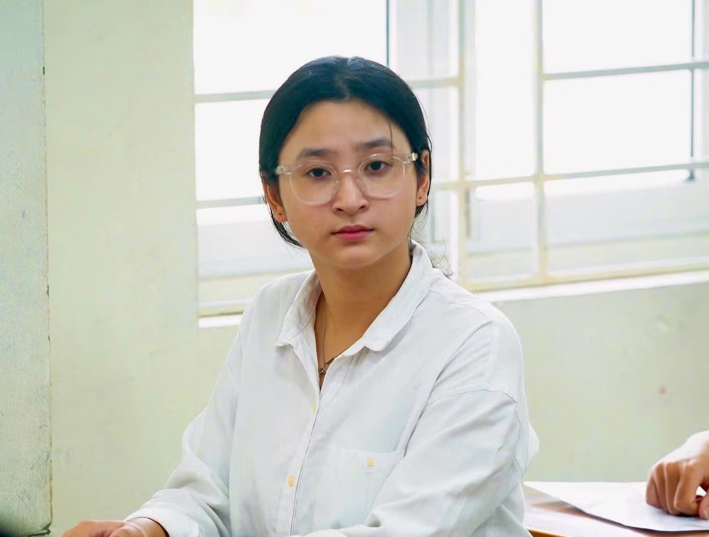 Thí sinh dự Kỳ thi Tốt nghiệp THPT năm nay tại Hà Nội (ảnh: Duy Phạm) Đề Toán tốt nghiệp, cập nhật giải đề nhanh nhất - Ảnh 5.