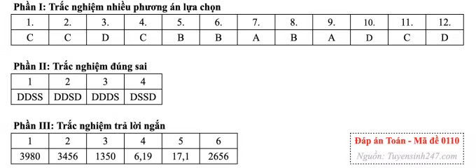 Đề Toán tốt nghiệp, cập nhật giải đề nhanh nhất - Ảnh 14.