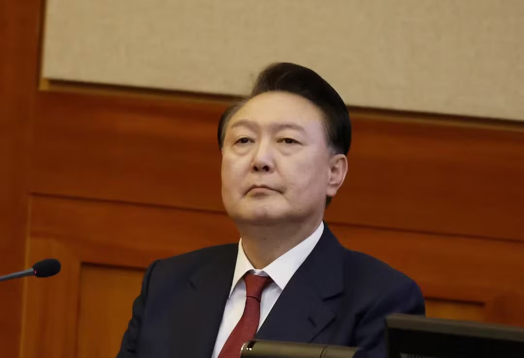 Cựu Tổng thống Hàn Quốc Yoon Suk Yeol. (Ảnh: Reuters) Cựu tổng thống Hàn Quốc bị tuyên án 30 năm tù giam - Ảnh 1.