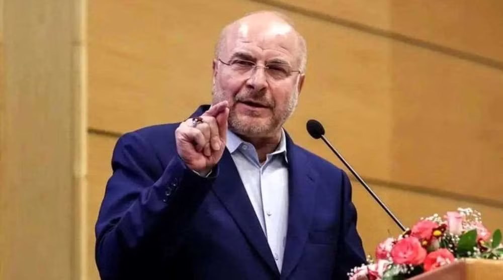 Chủ tịch Quốc hội Iran Mohammad Bagher Ghalibaf. Chủ tịch Quốc hội Iran gửi thông điệp đến Tổng thống Mỹ Trump - Ảnh 1.
