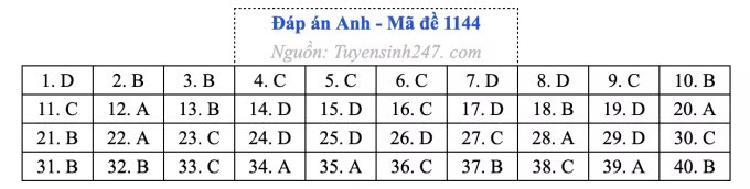 Đề thi môn Tiếng Anh tốt nghiệp THPT 2026, cập nhật đáp án - Ảnh 48.