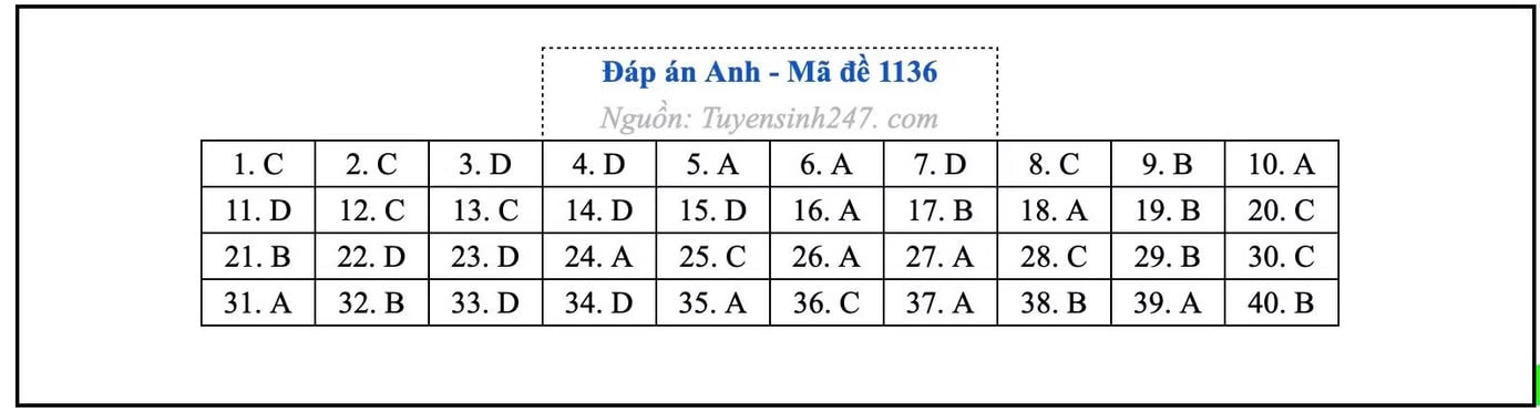 Đề thi môn Tiếng Anh tốt nghiệp THPT 2026, cập nhật đáp án - Ảnh 10.