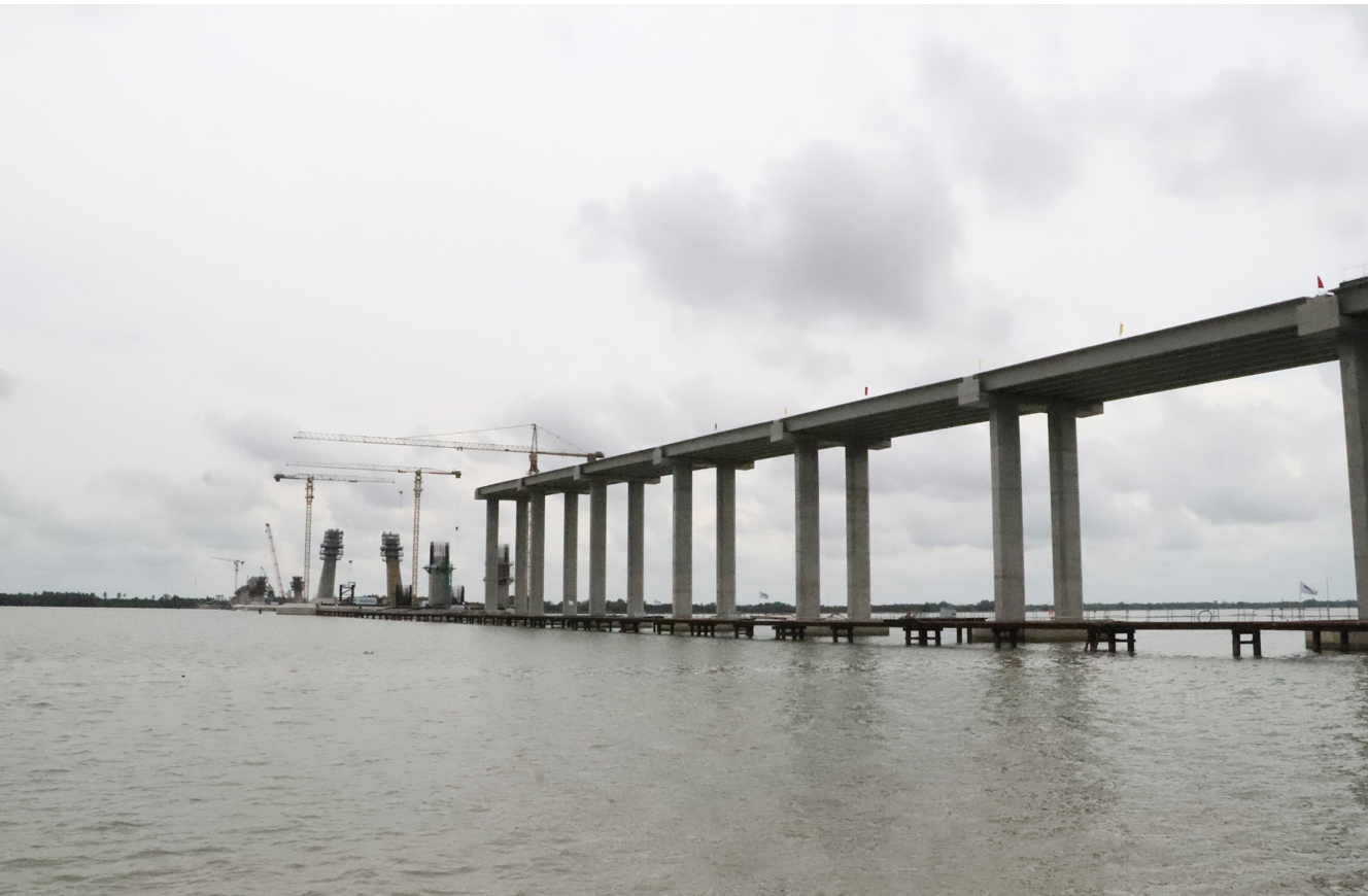 Cầu vượt sông 8.000 tỷ xoá bỏ toàn bộ các bến phà lâu đời, rút ngắn khoảng 80km từ miền Tây đến TP. HCM: Nỗ lực vượt tiến độ 6 tháng- Ảnh 3.