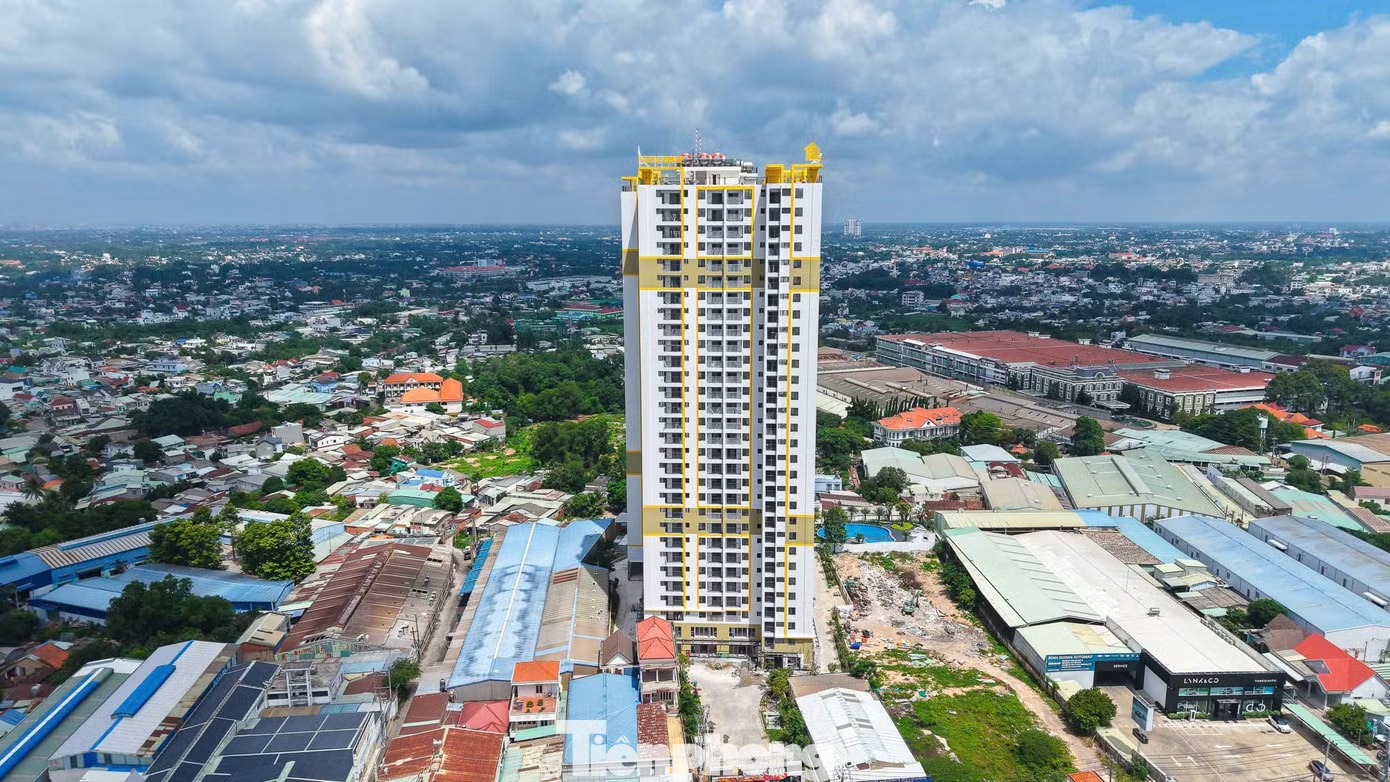 Dự án do Công ty CP Tổng Công ty Tecco Miền Nam làm chủ đầu tư. Hàng chục dự án căn hộ đua nhau 'mọc' lên dọc đoạn Quốc lộ - Ảnh 9.