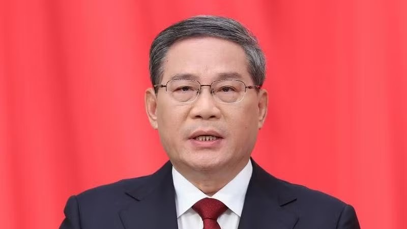 Thủ tướng Trung Quốc Lý Cường. Ảnh: Xinhua Thủ tướng Lê Minh Hưng điện đàm với Thủ tướng Trung Quốc - Ảnh 2.